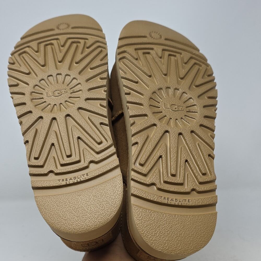UGG Goldenstar Platform Suede Slide Sandals Size 11 - Picture 5 of 6